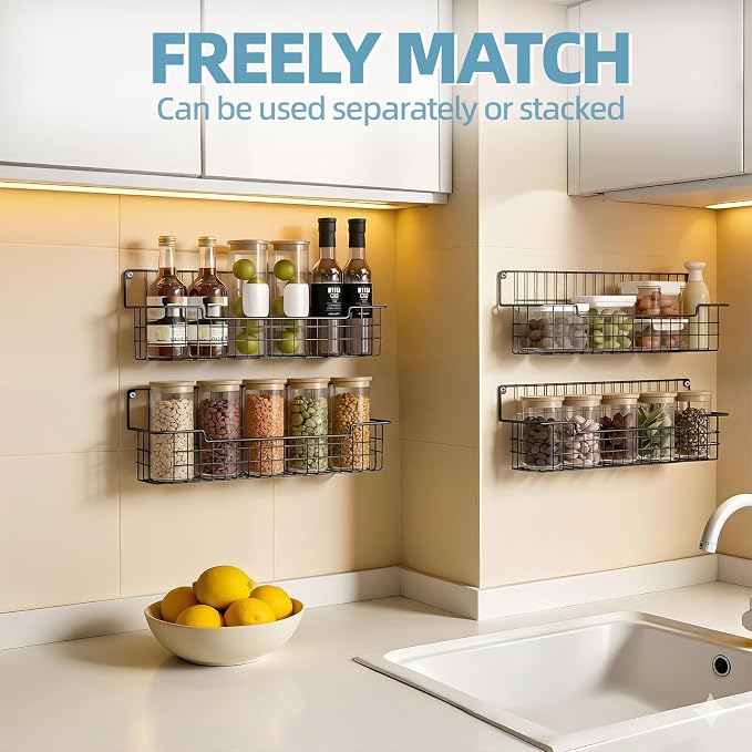 Spice Rack Wall Mount, Spice Organizer - Image 4