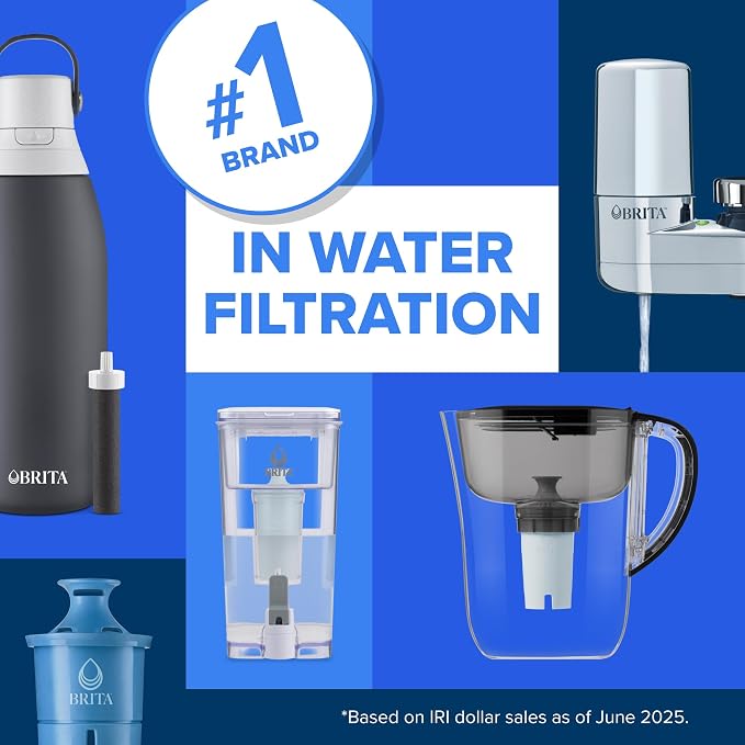Brita Small 6 Cup Water Filter Pitcher, 1 BritaPlus Filter - Image 9