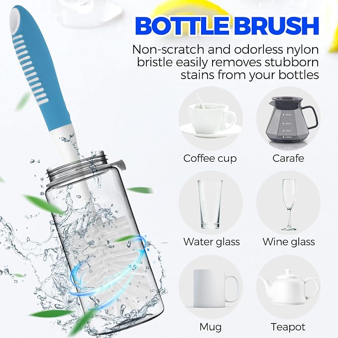 Holikme 6 Pack Dish Brush Set - Image 4