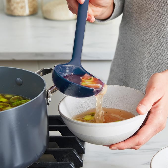 GreenPan Silicone Ladle, Soup Mixing Stirring Serving, Cooking Kitchen Utensil - Image 5