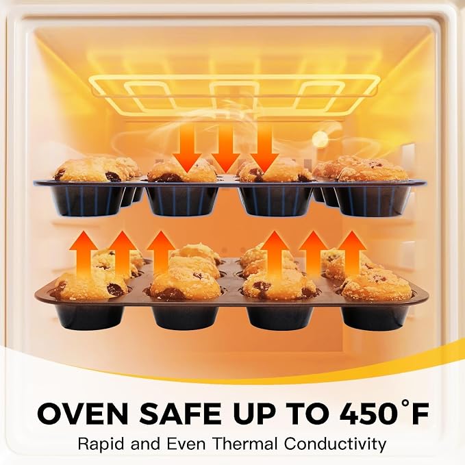 HONGBAKE Bakeware Sets, Baking Pans Set - Image 9
