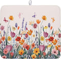 Kawani Spring Summer Flowers Dish Drying Mat by Kawani