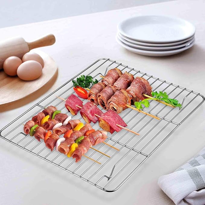 TeamFar Cooling Rack, Baking Roasting Rack Stainless Steel - Image 4