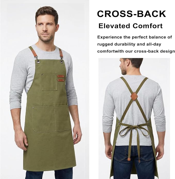 ZOMAO Chef Apron for Women Men - Image 3