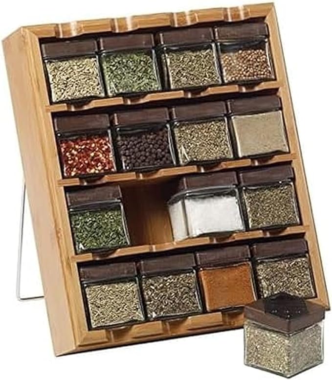 Kamenstein Jar Bamboo 3-in-1 Spice Organizer by Kamenstein