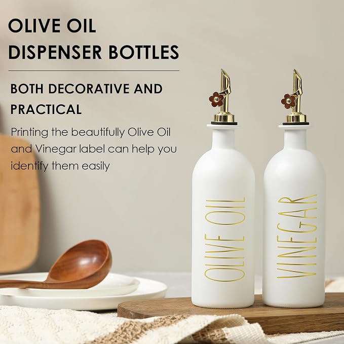 HOMCDALY 16oz Olive Oil Dispenser Bottles - Image 7