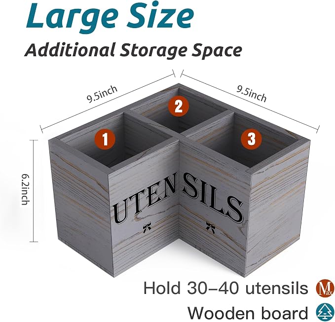 Suli Extra Large Kitchen Utensils Holder - Image 2