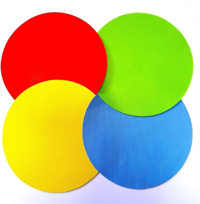 4pcs Rubber Jar Opener Bottle Gripper Non Slip Pad Multi-function Can Opener by Deofun