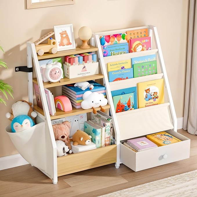 HAVLOTII Kids Bookshelf and Toy Storage by HAVLOTII