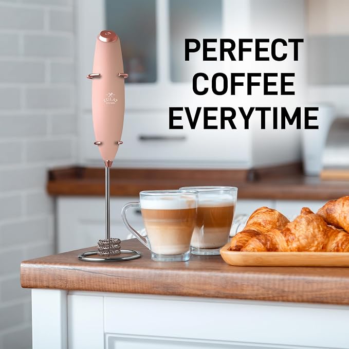 Zulay Kitchen Patented Tornado Triple Whisk Milk Frother - Image 9