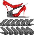 Neprock Shoe Slots Organizer, Shoe Rack Space Saver Organizador De Zapatos Grey by Neprock