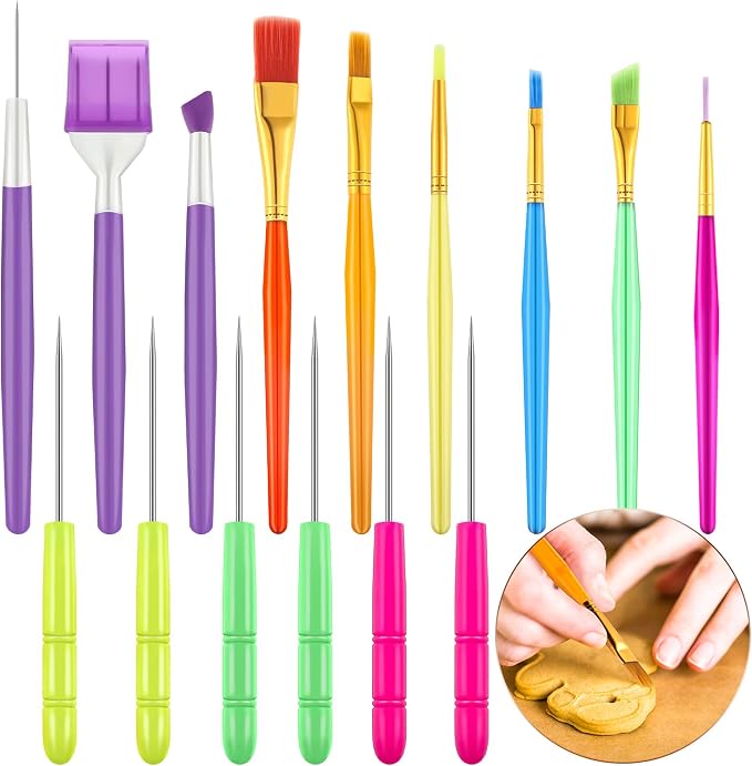 Boao 15 Pcs Cookie Decorating Supplies Tool Set Includes 6 Cookie Decorating by Boao