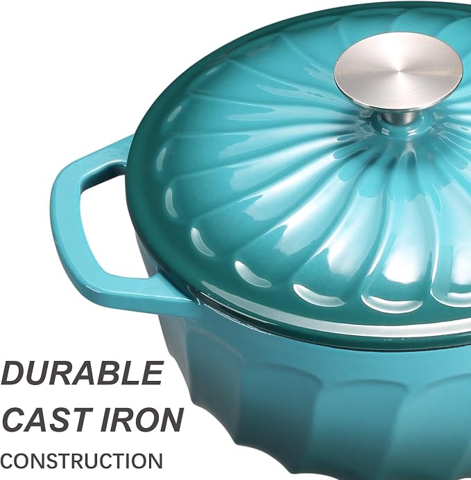6 QT Enameled Cast Iron Dutch Oven - Image 3
