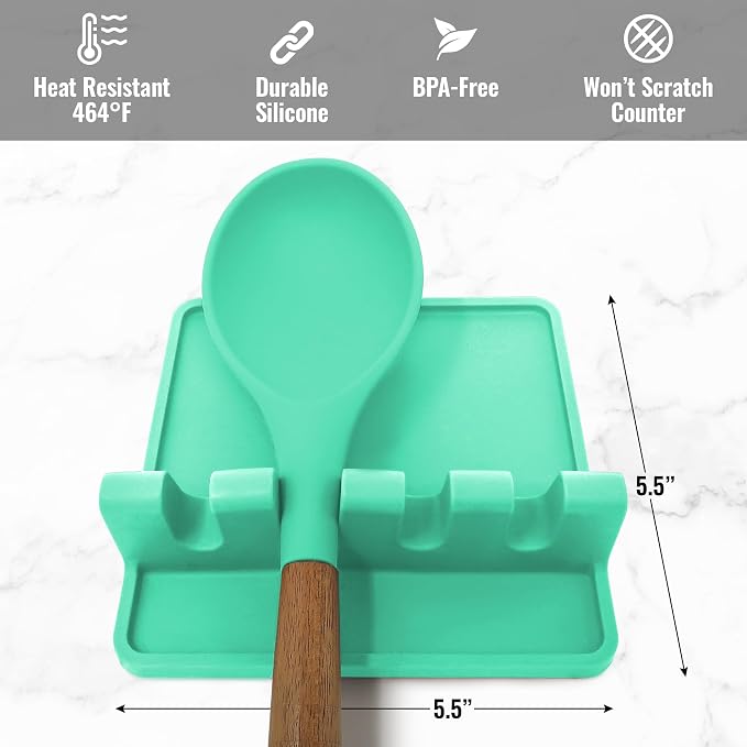 Zulay Kitchen Silicone Utensil Rest - Image 5