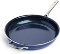 Blue Diamond Ceramic Nonstick 14" Frying Pan Skillet, PFAS-Free Cookware by BlueDiamondCookware