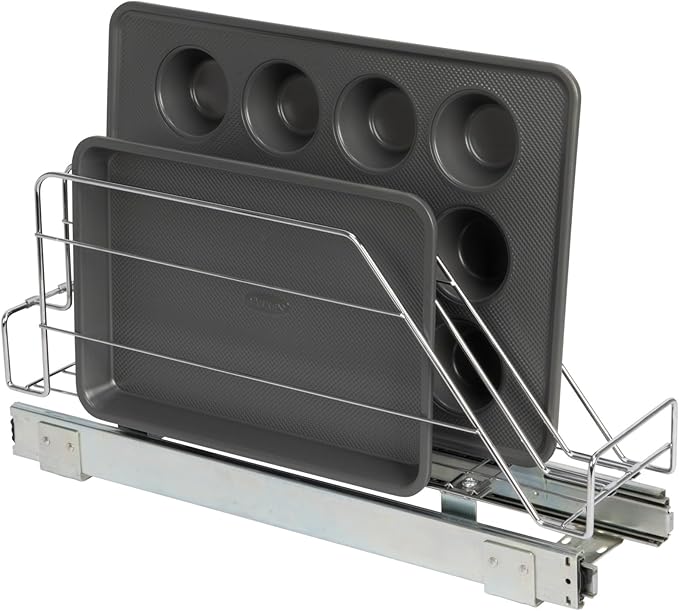 Household Essentials Glidez Multipurpose Chrome-Plated Steel Pull-Out/Slide-Out by HouseholdEssentials
