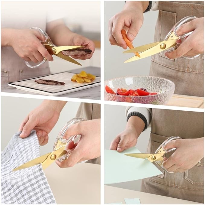 Kitchen Shears Scissors&Sharp Scissors, ARCHIKING 8.0inch Cooking Scissor-Meat - Image 8