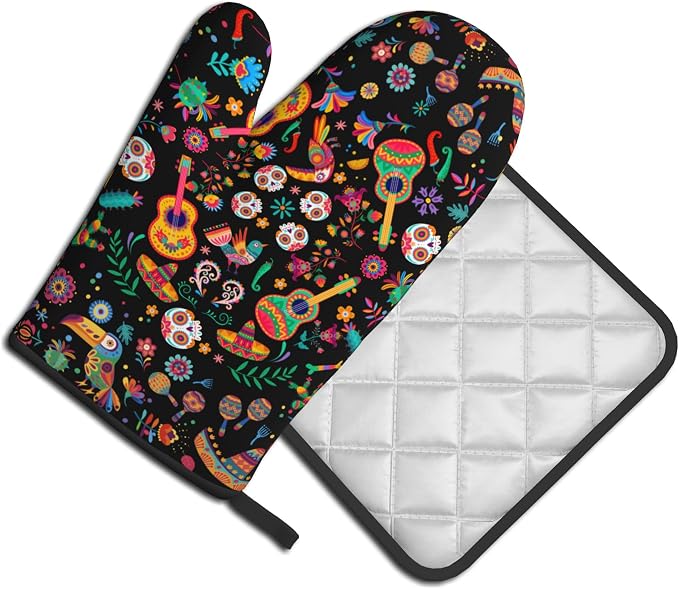 Mexican Oven Mitt Potholders Sets - Image 2