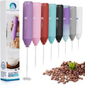 Powerful Milk Frother Handheld Foam Maker, Mini Whisk Drink Mixer by NewEnglandStories