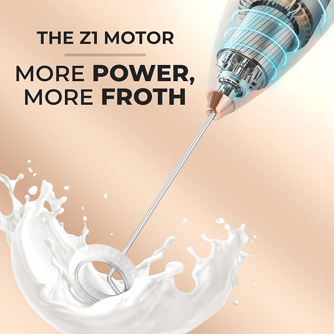 Zulay Kitchen Powerful Milk Frother Wand - Image 4