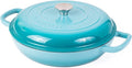 Shallow Cast Iron Casserole by Nuovva