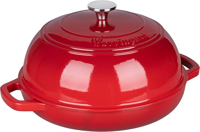 VORRINGARD Enameled Cast Iron Dutch Oven Pot - Image 6