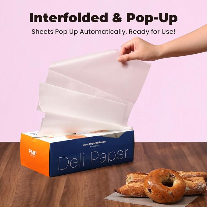Fit Meal Prep 8 x 10.75" Wax Paper Sheets - Image 3