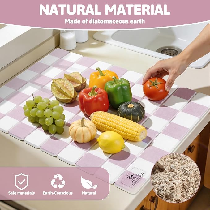 Yamaziot Large Stone Drying Mat - Image 4