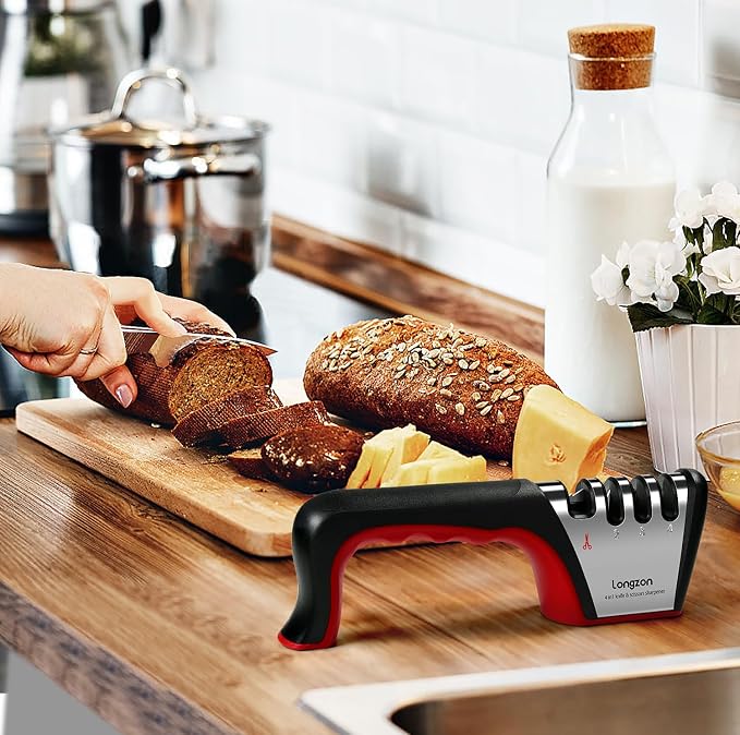 Longzon 5-in-1 Knife Sharpener 4 Stage - Image 9