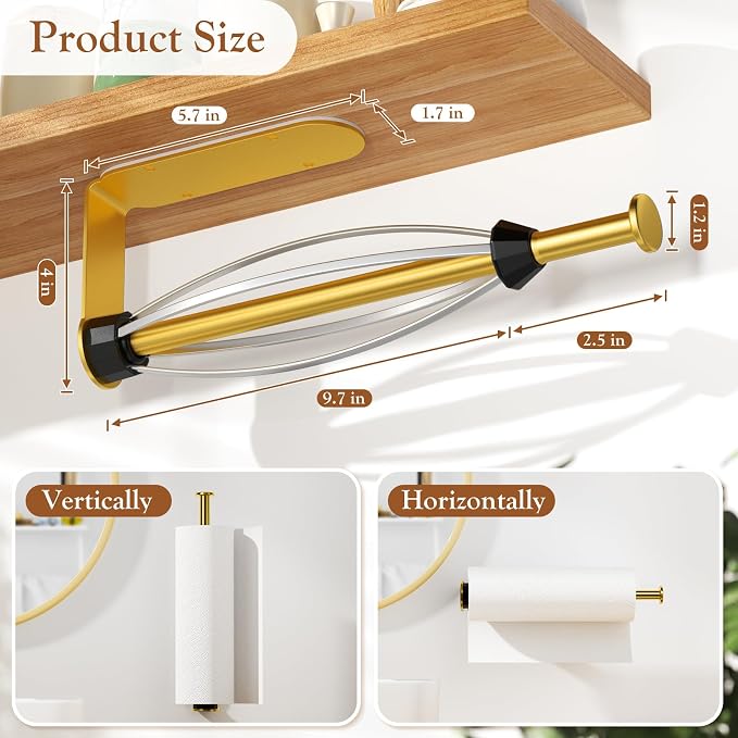 Paper Towel Holder Under Cabinet - Image 5