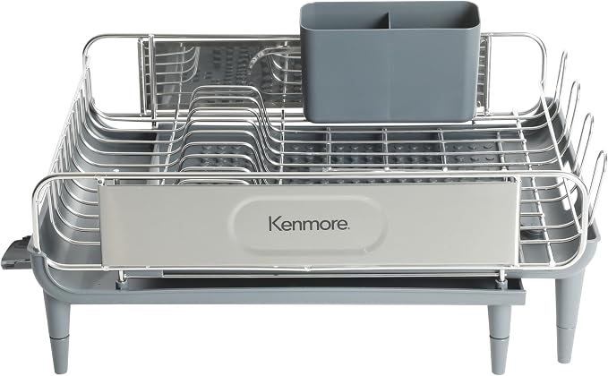 Kenmore Loxdell Expandable Full Size Rust Resistant Dish Rack - Image 6