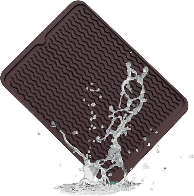 ZLR Silicone Dish Drying Mat & Heat Resistant Trivet by ZLR