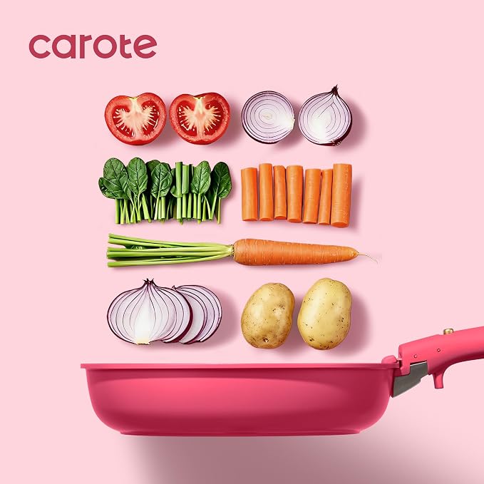 CAROTE 15pcs Pots and Pans Set Non Stick, Cookware Set Non Toxic - Image 8