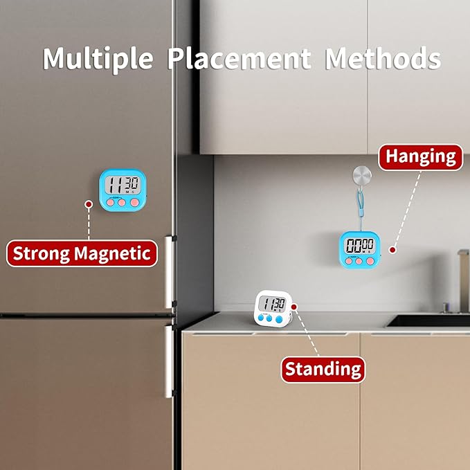 Timer for Kids Teachers Supplies Digital Kitchen Timers for Cooking Large - Image 7