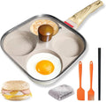 4‑Cup Nonstick Egg Pan Set by Ywmoml