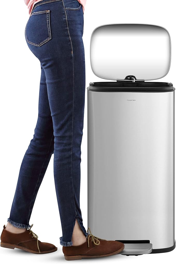 happimess HPM1011A Curtis 8-Gallon Step-Open Trash Can - Image 6