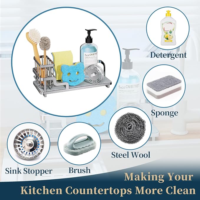 Consumest Sponge Holder for Kitchen Sink - Image 7