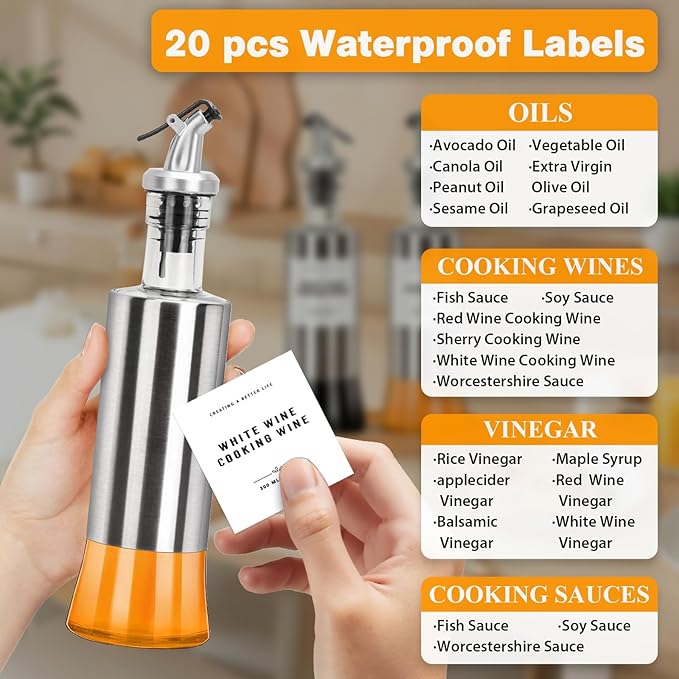 Olive Oil Dispenser Bottles for Kitchen - Image 7