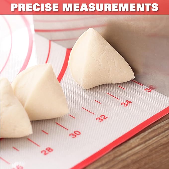 Silicone Pastry Mat Extra Thick Large Non Stick Baking Supplies Kitchen Counter - Image 5