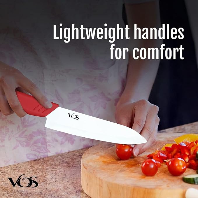 Vos Ceramic Knife Set in Elegant Gift Box, Ceramic Knives Set - Image 6