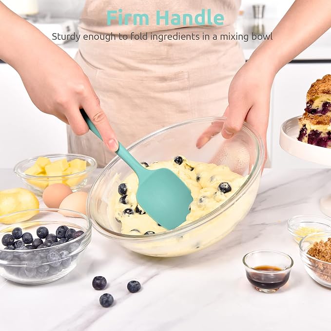 Heat Resistant Silicone Spoon Spatula: U-Taste 600ºF High Heat Flexible 11.38in - Image 5