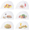 6 Pack Food Tents/Food Covers for Outdoor Mesh Screen Include 6 Standard by ZMCINER