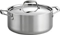 Tramontina Signature Tri-Ply Clad Stainless Steel 5-Quart Dutch Oven Pot by Tramontina