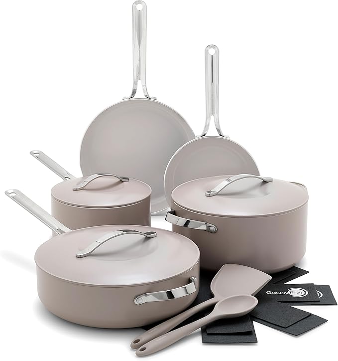 GreenPan Nova 10-Piece Cookware Pots & Pans Set, Oprah’s Favorite Things 2024 by GreenPan