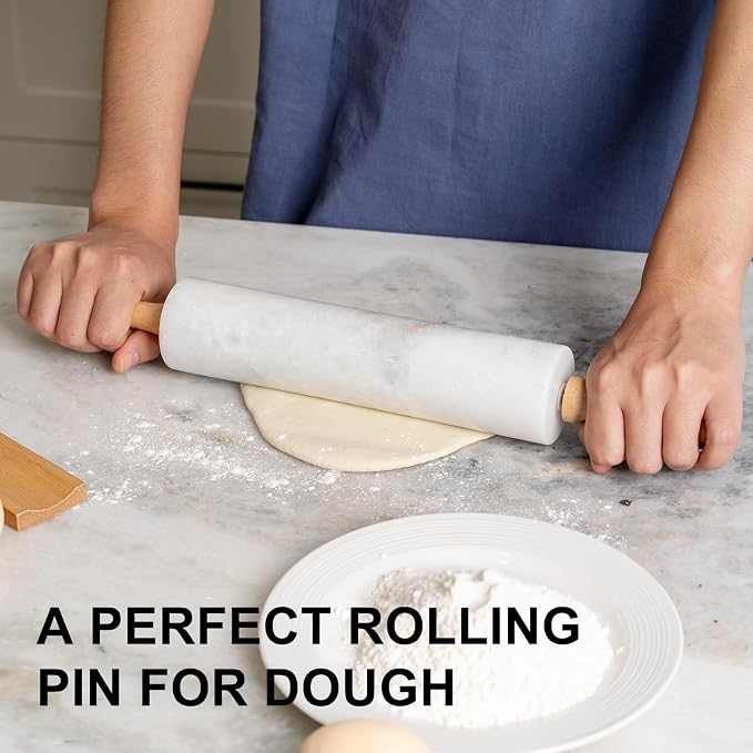 Koville White Marble Rolling Pin - Image 5