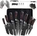 FULLHI Knife Set, Premium German Stainless Steel chef Knife Set by ExpertForPortableAndButcherKnifeSet
