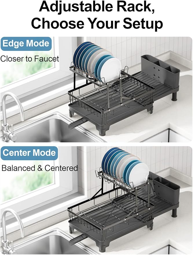 GSlife 2 Tier Dish Drying Rack - Image 6
