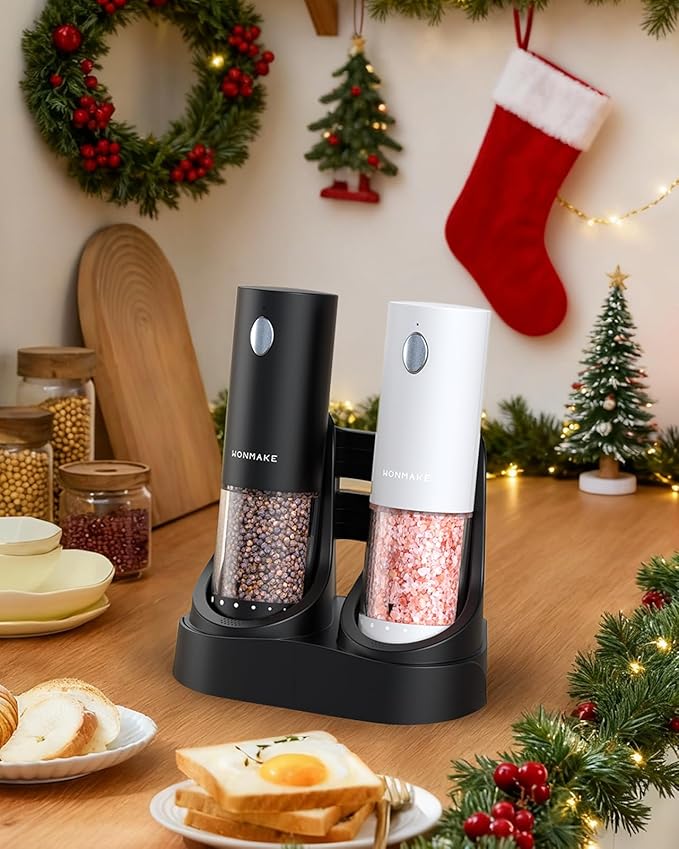 Electric Salt and Pepper Grinder Set - Image 3