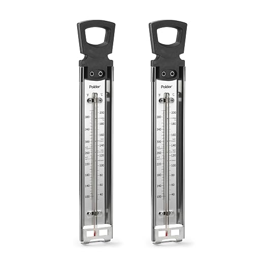 Polder Candy/Jelly/Deep Fry Thermometer, Stainless Steel, by PolderProductsLLC