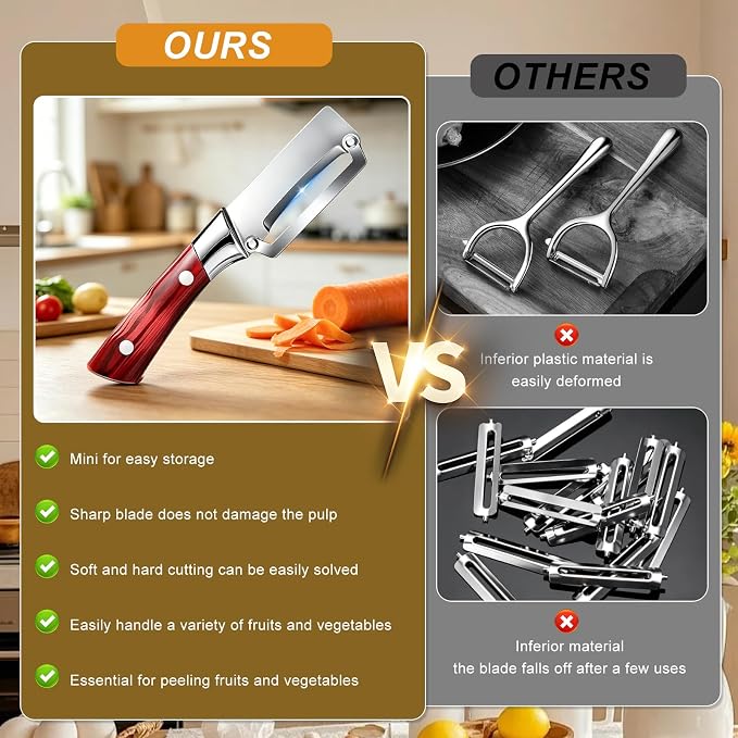 2 Pack Multi Functional Vegetable Peeler - Image 3